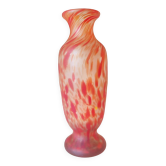 Glass paste vase