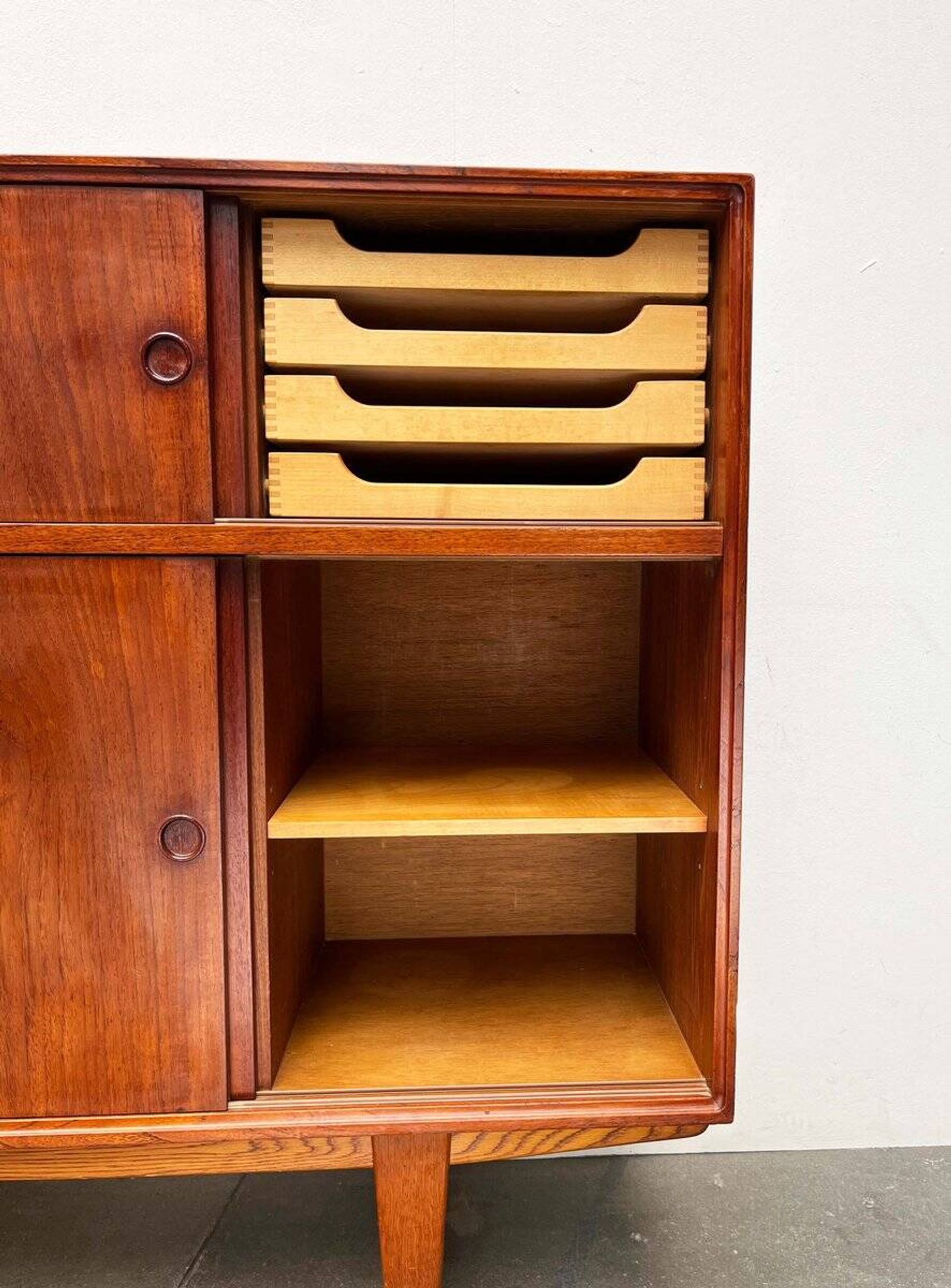 Modern Danish mid-century enfilade, teak, 1960s