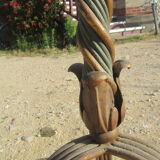 Wrought iron floor lamp from the 40s