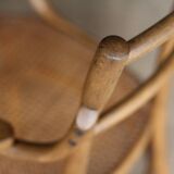 curved wooden armchair (Cambier or Carton) circa 1900.