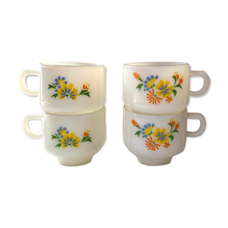 Vintage opaline cups