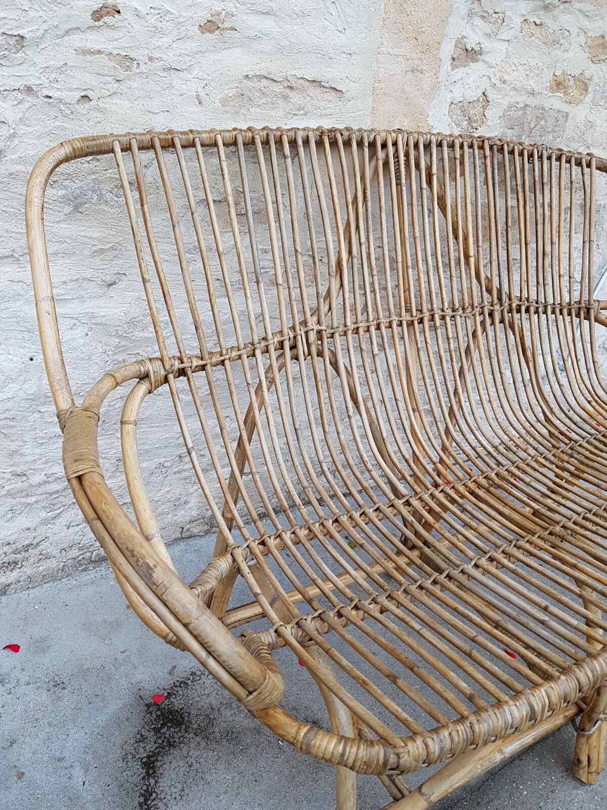 Rattan seat