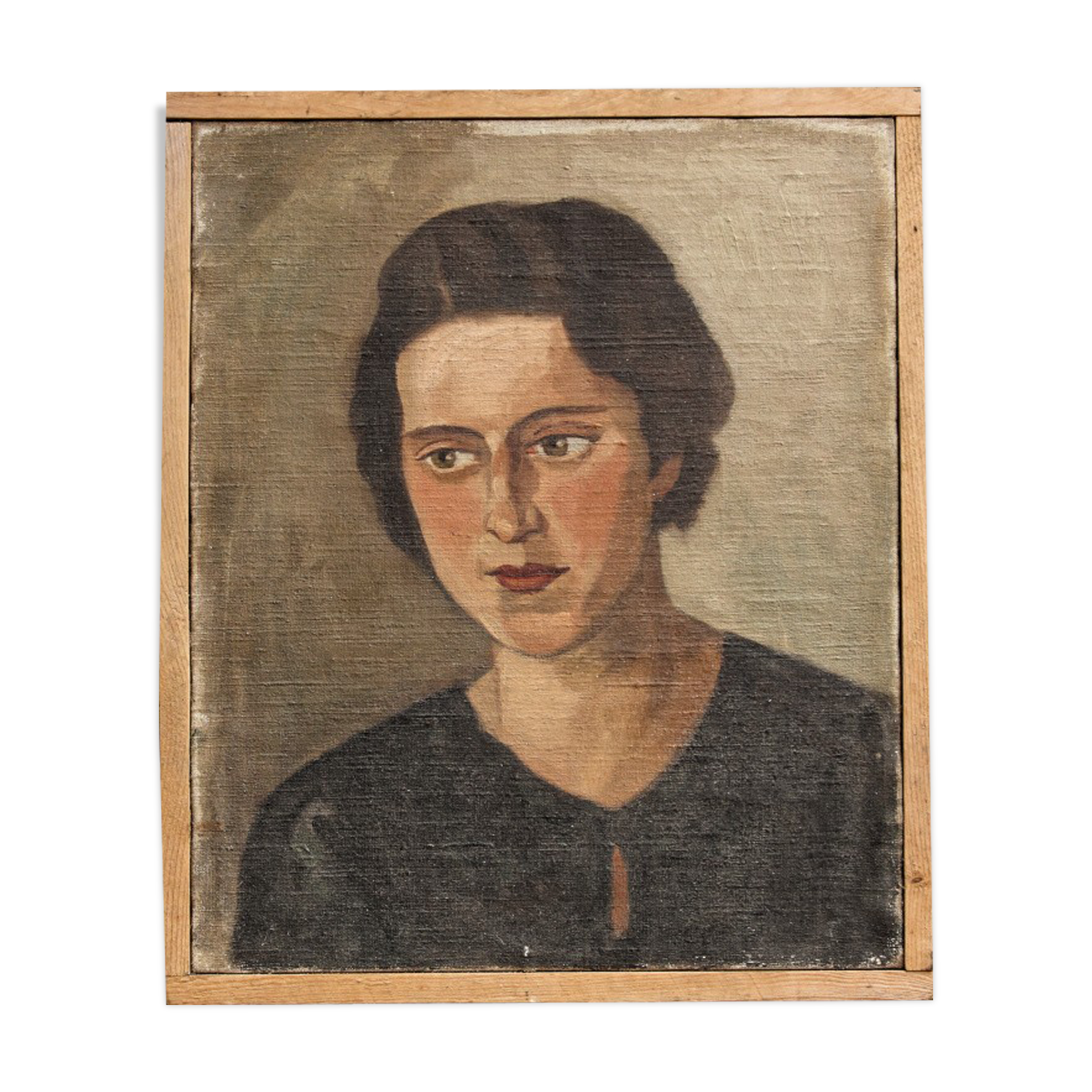 Portrait de femme art déco