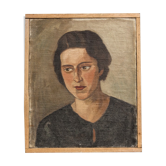 Portrait of an art deco woman