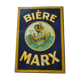 Sheet metal advertising plate