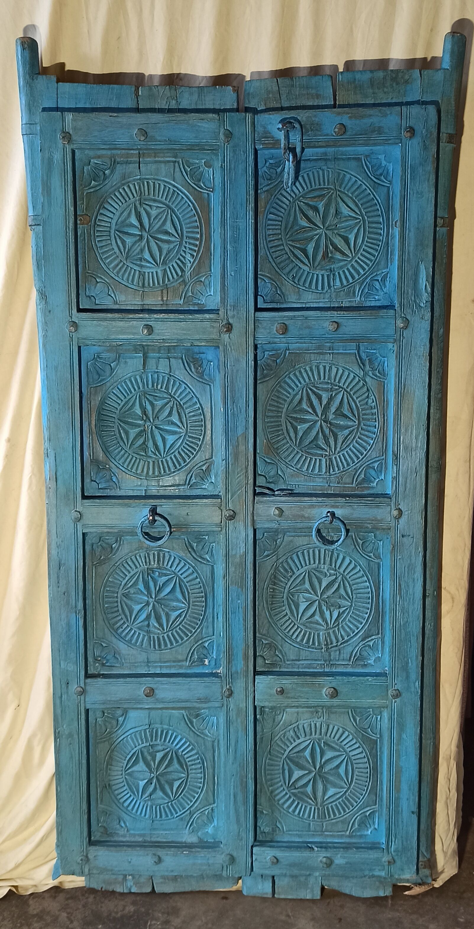 Old wooden door