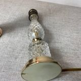 Crystal and bronze lamp bases