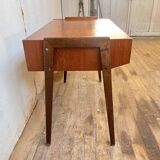 Vintage teak desk Scandinavian look 1960s