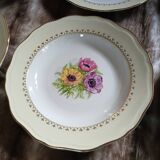 11 antique deep plates L'Amandinoise