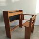 Foldable pine children's desk