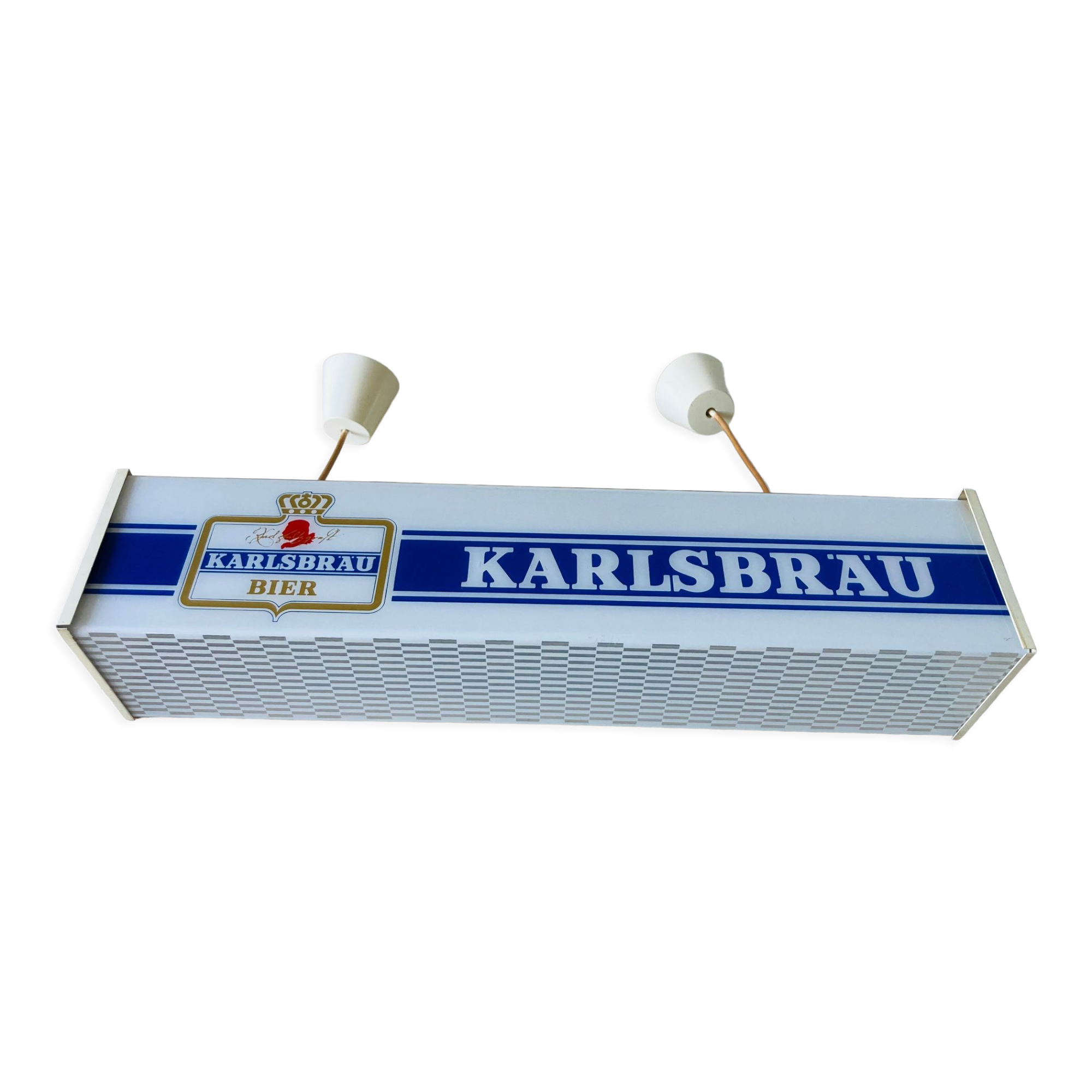 Illuminated beer bistro Karlsbrau