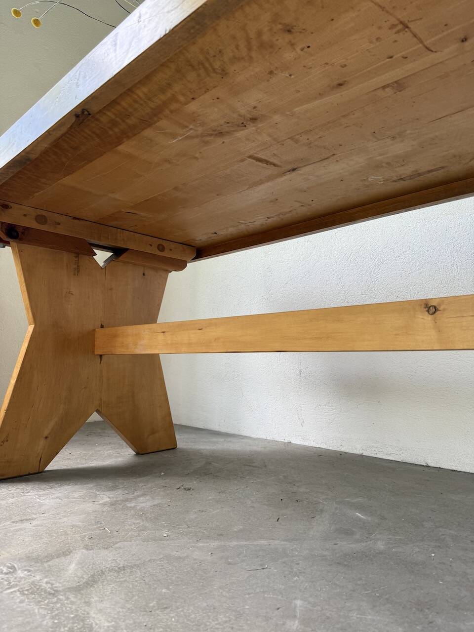 1950s beech mountain furniture table