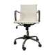 Fauteuil de bureau pivotant chromé