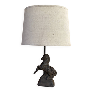 Lampe cheval, câble - coton