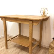 1960s desk, made of solid oak