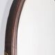 Vintage 1960s Italian-design walnut wall mirror
