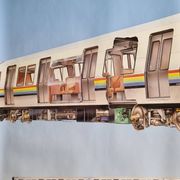 Industrial poster "Caracas Metro" Alsthom, 80s, 60 x 80 cm
