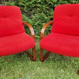 Paire de fauteuils années 70/80