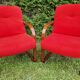 Paire de fauteuils années 70/80