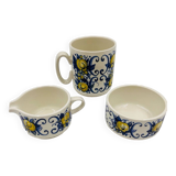 Sugar bowl and milk jug