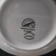 Eight-cup coffee service and creamer, Limoges porcelain, monogrammed