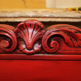 Fauteuil dagobert rouge