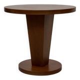 Vintage side table art deco style 80s wood minimalist design