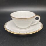 White and gilded Limoges porcelain tea/coffee service – MPM0724SV1