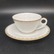 Service à thé/café porcelaine de Limoges blanche et dorure – MPM0724SV1
