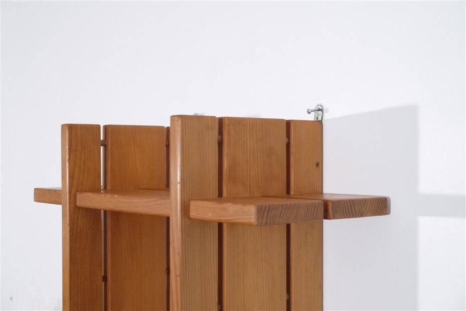 Solid wood shelf from Maison Regain 1970