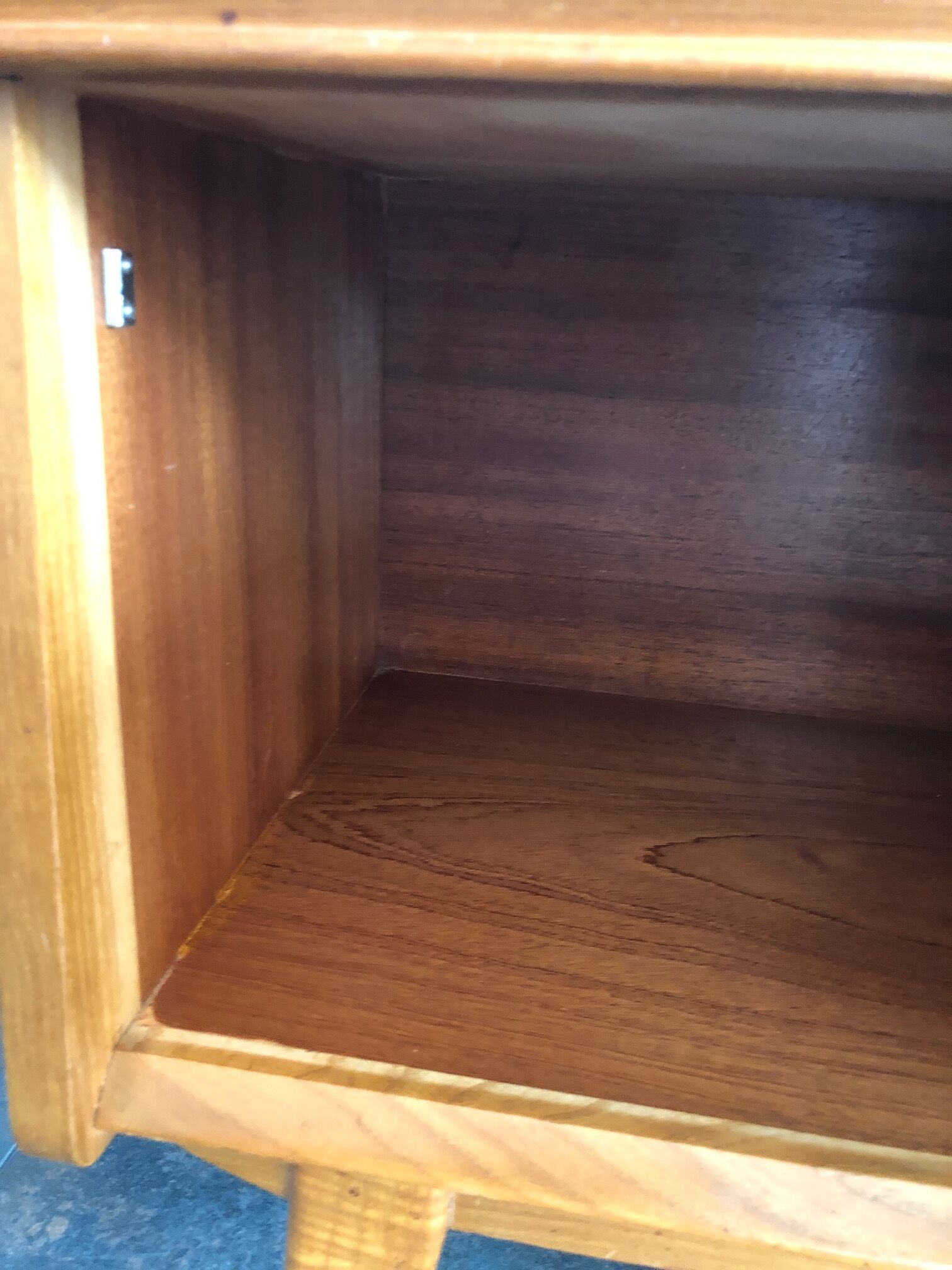 Vintage bedside compass feet