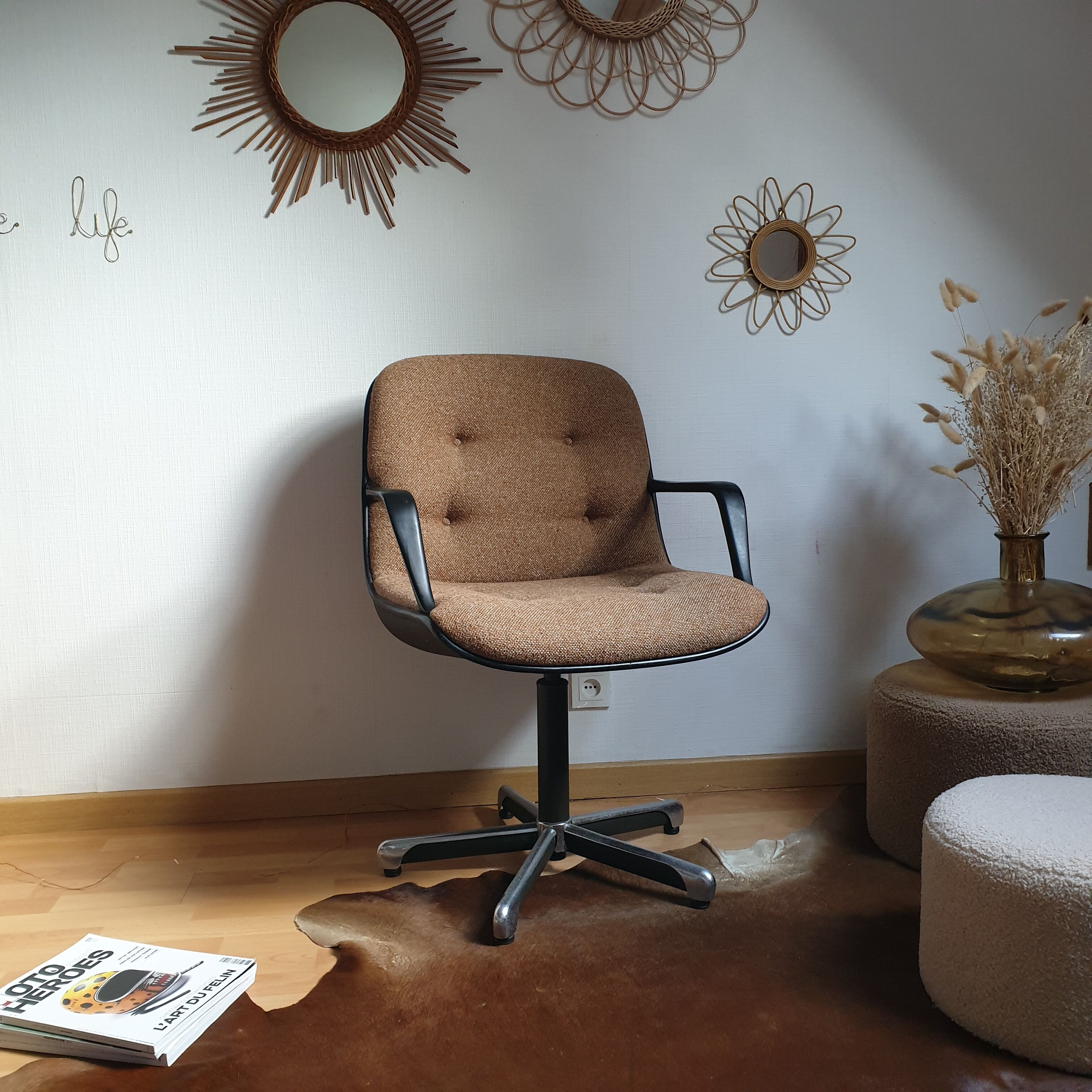Fauteuil vintage par Randall Buck, Strafor
