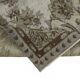 Overdyed Wool Vintage Handmade Carved Rug 168 cm x 287 cm