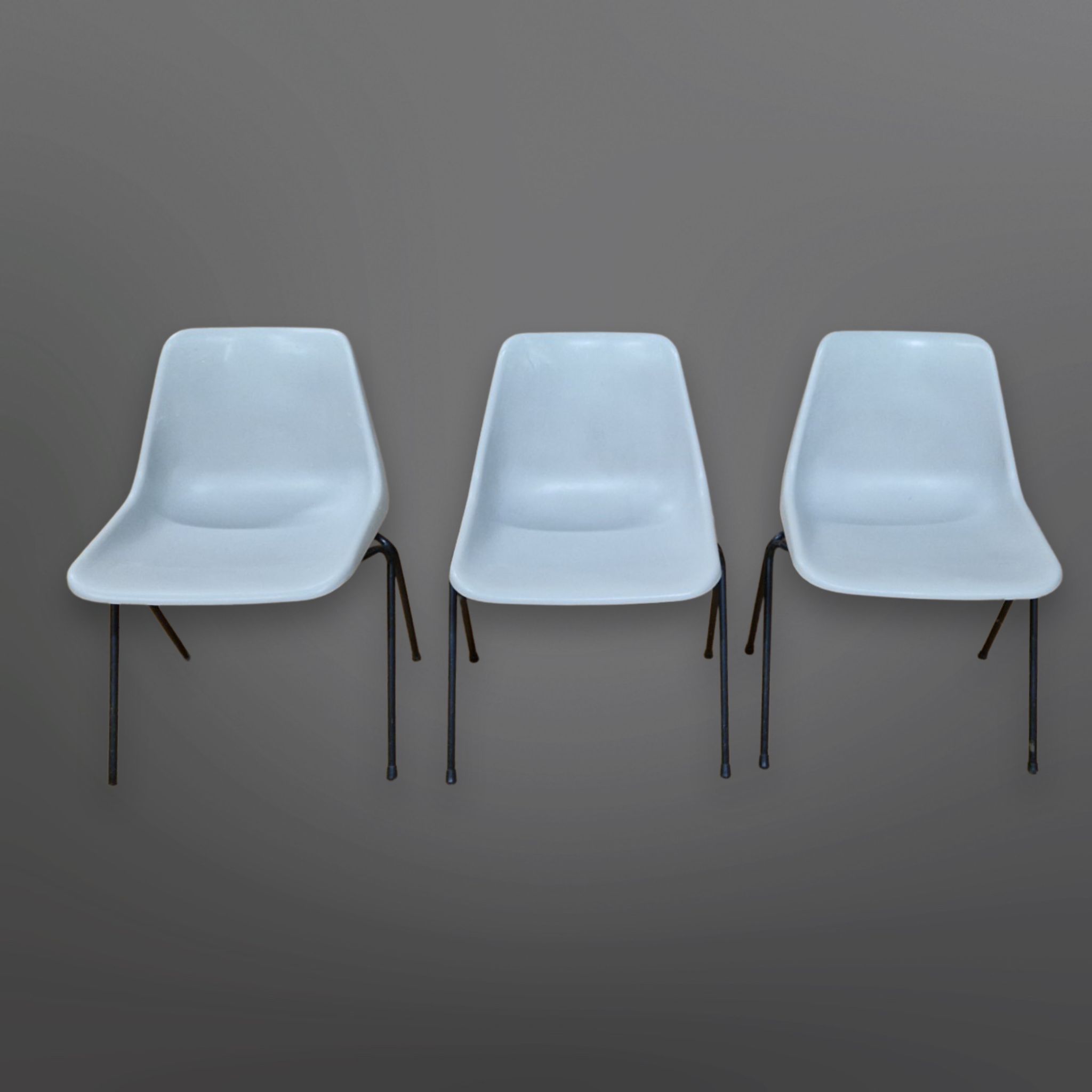 Polyprop stacking chairs by Robin Day for Tecno, Italy 1960s