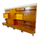 Vintage italian design modular wall unit bookcase xl