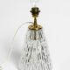 Heavy large Mid Century Modern glass table lamp by Rupert Nikoll Vienna | h