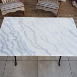 Marble tray bistro table