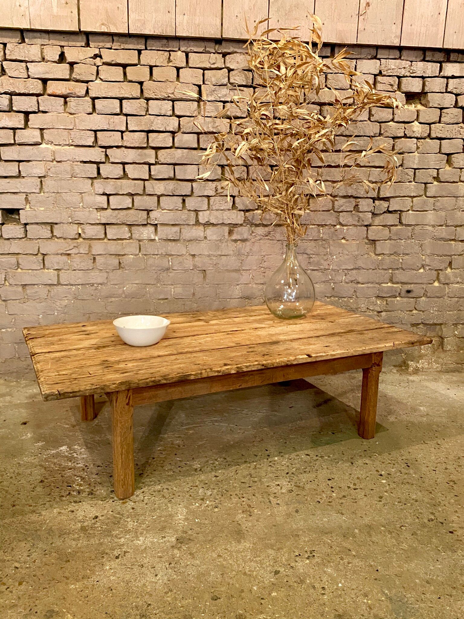 Oak farm coffee table 1930