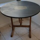 Oak winemaker's table