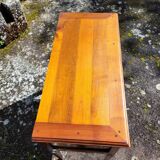 Commode console en merisier 3 tiroirs