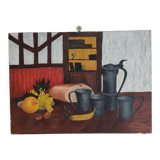 Rustic canvas "Still Life"