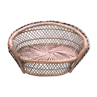 Wicker doll bench type Pomare (or Emmanuelle)