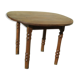 Table de cuisine à abattant, oblongue en chêne