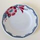 Series of six earthenware dessert plates