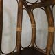 Rattan bookcase 70s