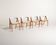 Set of Four Kai Kristiansen "Pige" Chairs, 1960s