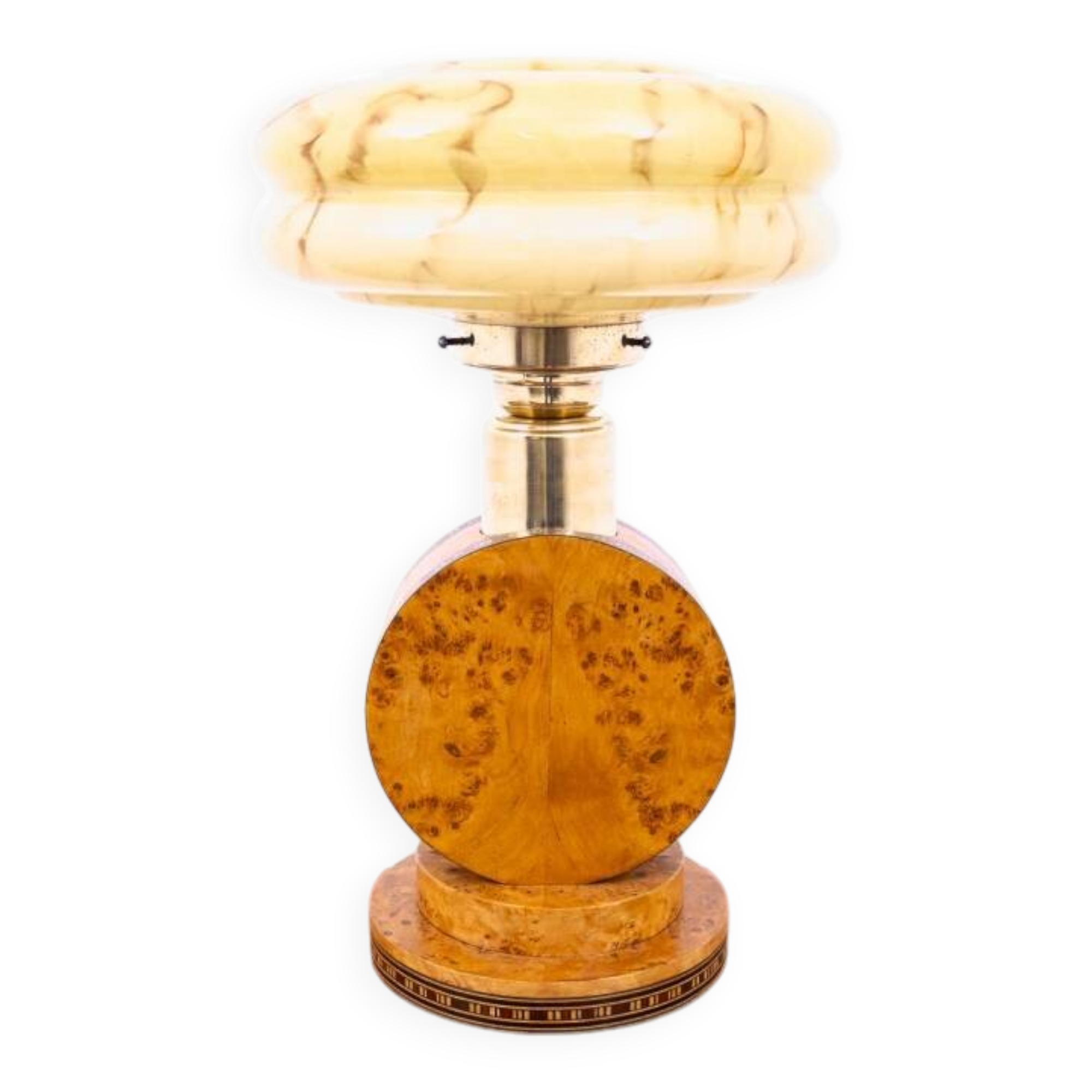 Unique Art Deco table lamp, Poland, mid-20th century.