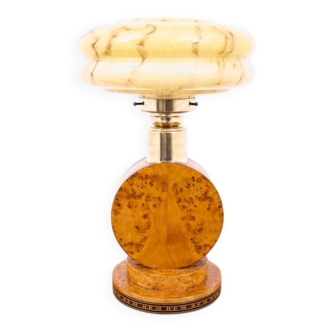 Unique Art Deco table lamp, Poland, mid-20th century.