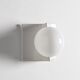 Opaline glass wall light, circa 1970