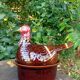 Retro zoomorphic terrine turkey